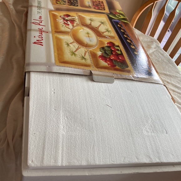 BRAND NEW-2004 CLAY ART SAN FRANCISCO CA ‘MIRAGE PALM 3 PCS ENTERTAINMENT SET - Picture 8 of 9